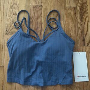 NWT lululemon strappy ribbed align tank oasb Size 2